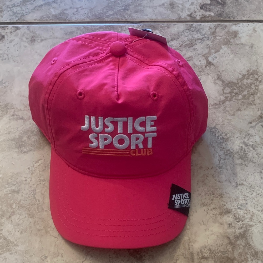 Justice Girls Sport Club Pink Kids Hat NEW cap baseball